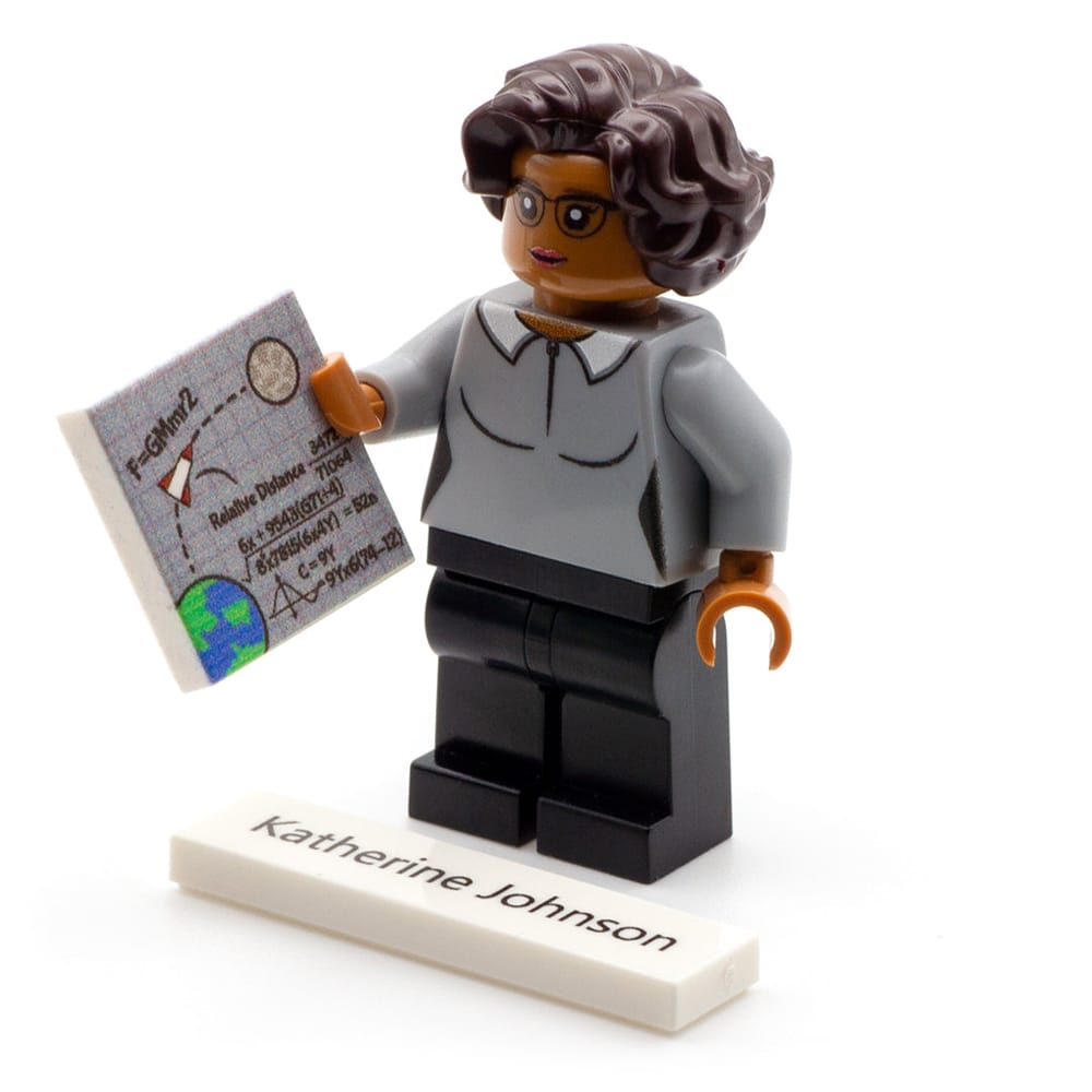 Hidden Mini(Figures) – With 1 x 4 Tile(s) / Katherine Johnson