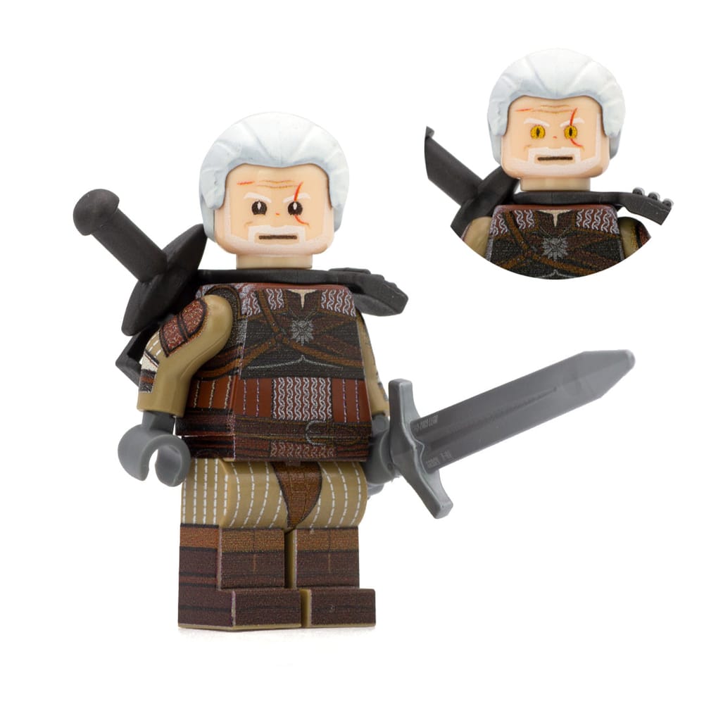 Geralt of Brickia and Ciri (video game version) – Geralt