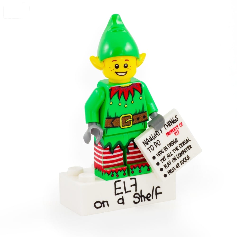 Christmas Elf on a Shelf - Custom Design Minfigure