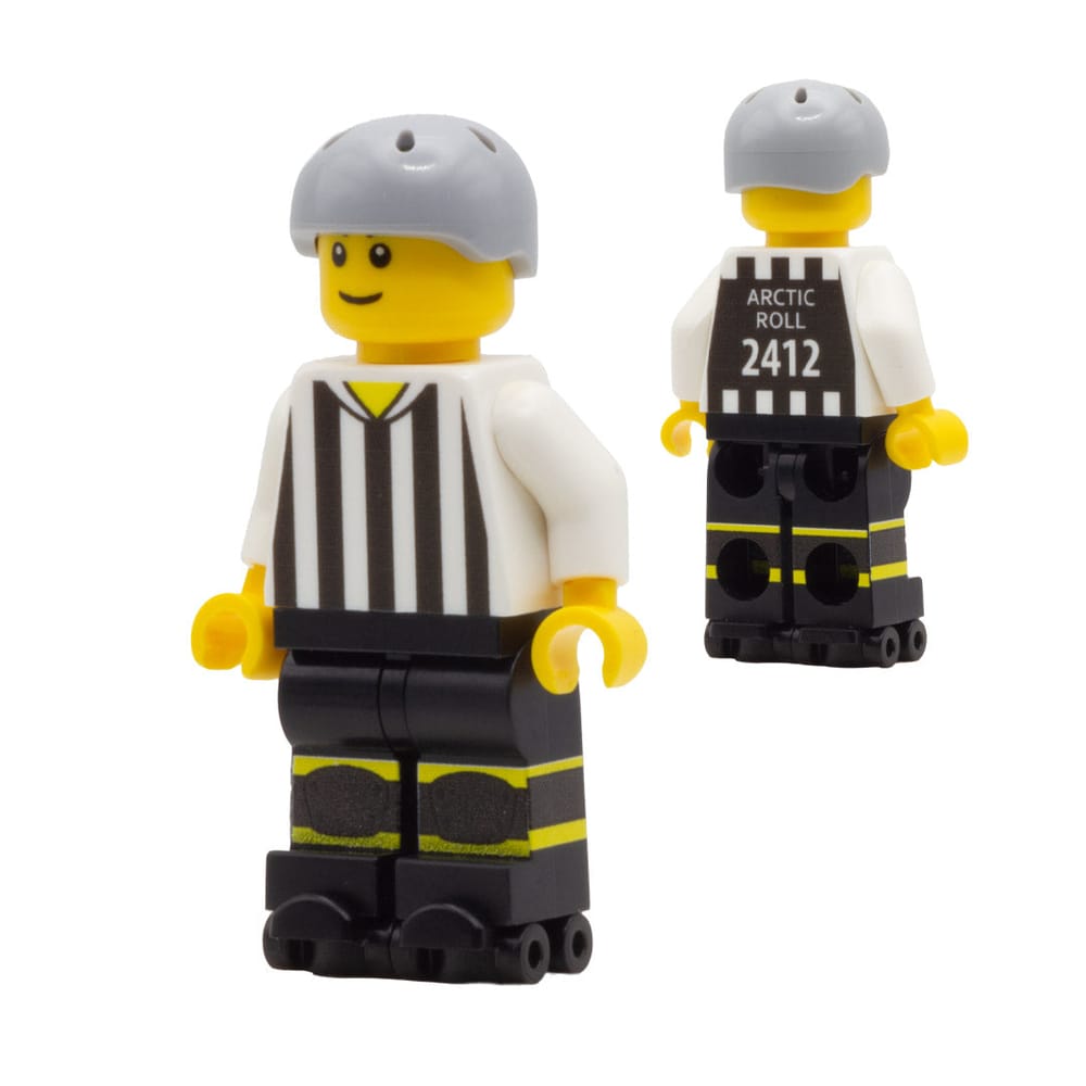 Roller Derby Referee (Helmet Included) – Regular Closed Smile