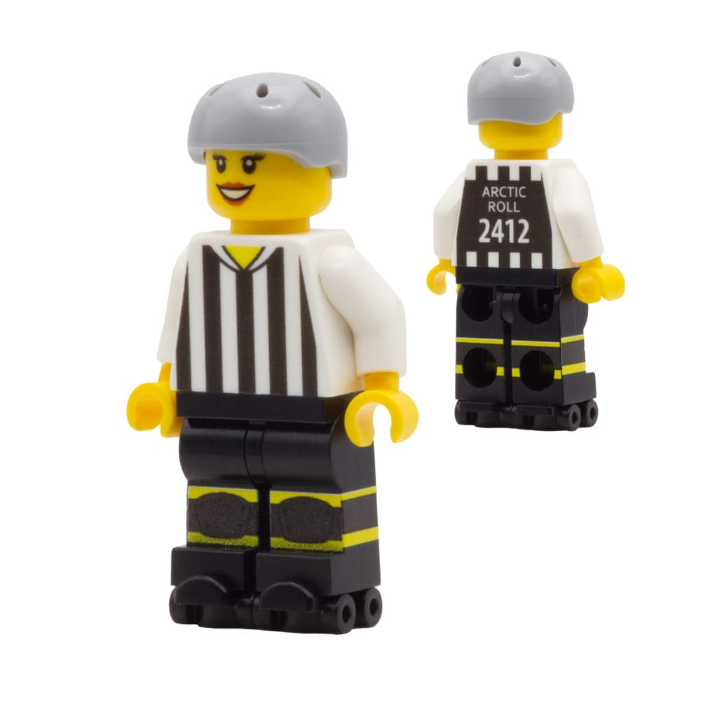 Roller Derby Referee (Helmet Included) – Open Smile Eyelashes
