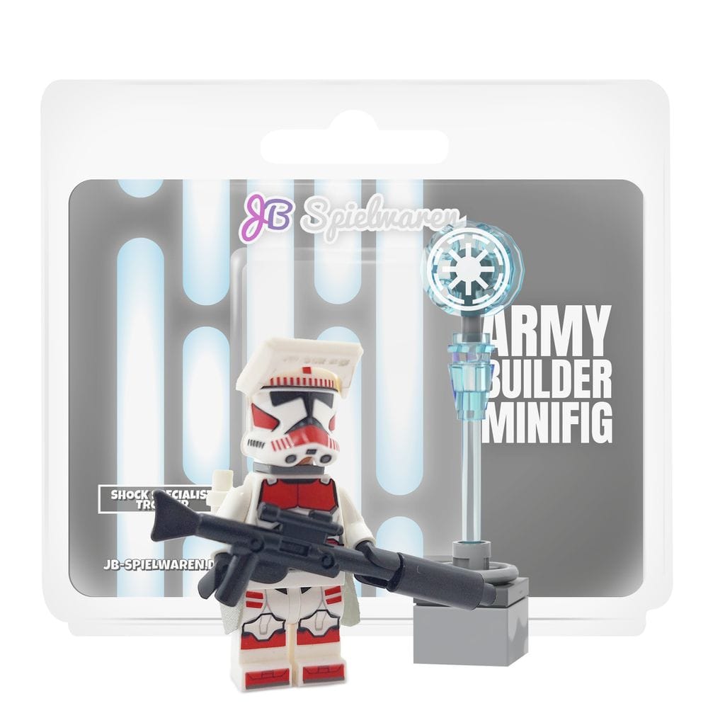 Shock Specialist Trooper mit blauer Flagge