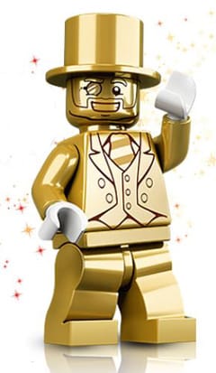 Mr. Gold, Series 10 (Minifigure Only without Stand and Accessories)