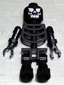 Skeleton, Black - Evil Skull, Floppy Arms