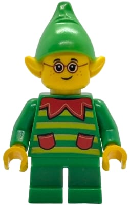 Elf - Green Sweater with Lime Stripes (BAM)