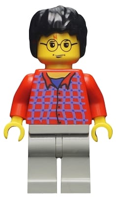 Harry Potter - Red Shirt Torso, Light Gray Legs