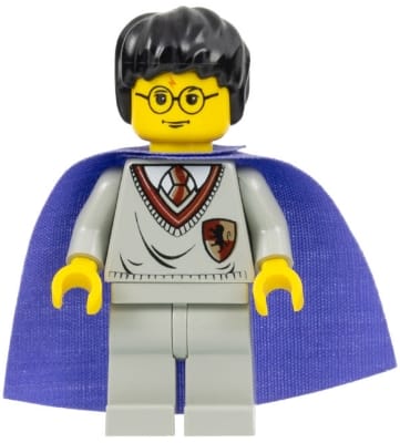 Harry Potter - Gryffindor Shield Torso, Light Gray Legs, Medium Violet Cape
