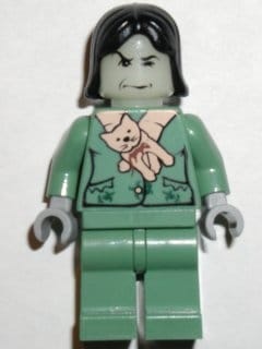Professor Severus Snape Boggart - Sand Green Outfit, Black Hair