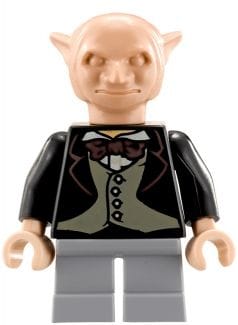 Goblin - Black Jacket, Light Bluish Gray Legs
