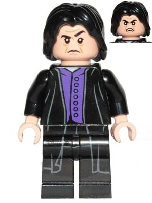 Professor Severus Snape - Dark Purple Shirt, Black Robes, Printed Legs (Undetermined Legs)