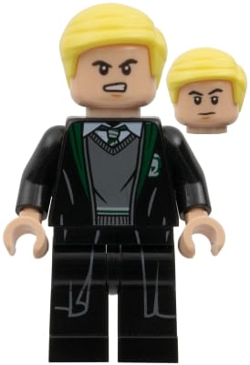 Draco Malfoy - Slytherin Sweater and Black Robe