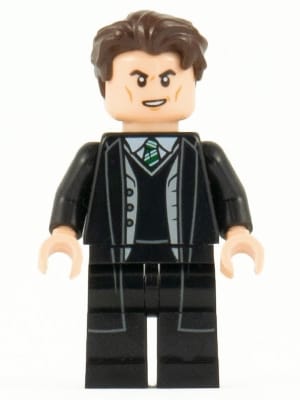 Tom Riddle - Black Long Coat, Light Bluish Gray Vest, Black Sweater