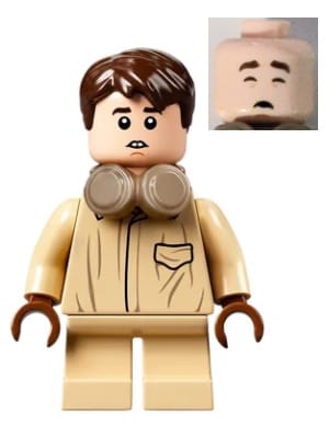 Neville Longbottom - Coveralls, Headphones, Tan Short Legs, Tooth Gap / Sleeping