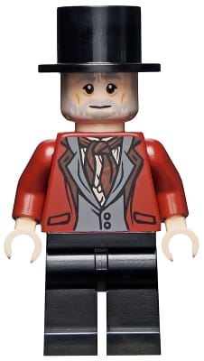 Wizard - HP Wizarding World Male, Black Top Hat, Dark Red Suit, Black Legs
