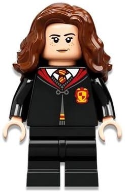 Hermione Granger - Gryffindor Robe Clasped, Sweater, Shirt and Tie, Black Medium Legs