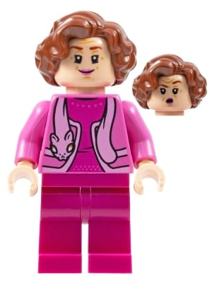 Professor Dolores Umbridge - Dark Pink Jacket with Cat Scarf