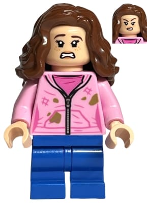Hermione Granger - Bright Pink Jacket with Stains, Angry / Scared