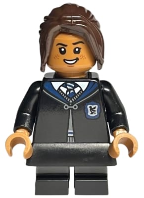 Ravenclaw Student - Black Skirt and Short Legs with Dark Bluish Gray Stripes