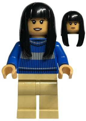 Cho Chang - Blue Ravenclaw Quidditch Sweater, Tan Legs