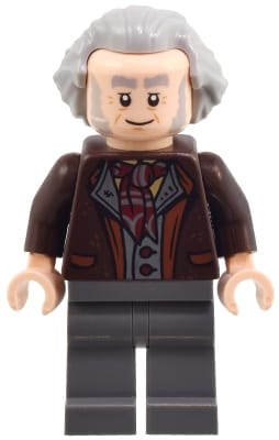 Garrick Ollivander - Dark Brown Jacket, Hair Swept Back