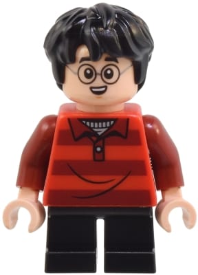 Harry Potter - Red Striped Sweater, Black Short Legs