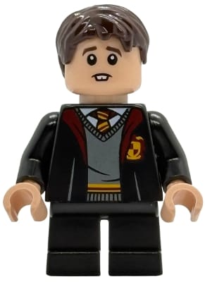 Neville Longbottom - Gryffindor Robe Open, Black Short Legs