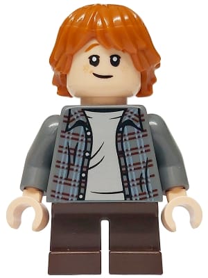 Ron Weasley - Plaid Shirt, Dark Brown Short Legs