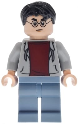 Harry Potter - Light Bluish Gray Hoodie Open, Sand Blue Legs