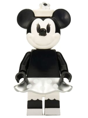 Minnie Mouse - Vintage, Metallic Silver Skirt