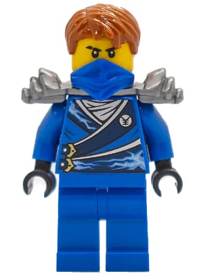 Jay (Techno Robe) - Rebooted, Flat Silver Shoulder Armor