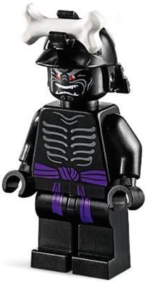 Lord Garmadon - Legacy, Black Helmet, Printed Legs