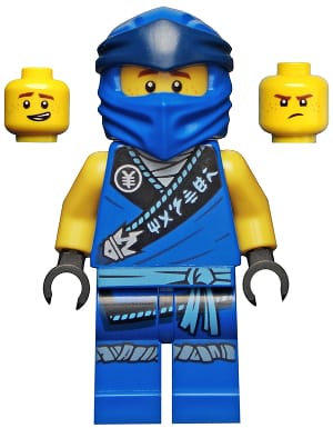 Jay - Legacy, Rebooted, Ninjago Logogram 'MASTER' on Torso, Wrap