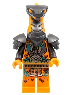Boa Destructor - Breastplate Torso, Pearl Dark Gray Head, Shoulder Pads