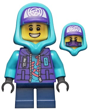 Lil' Nelson - Medium Azure Hood