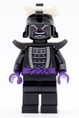 Lord Garmadon - Legacy, Black Helmet, Plain Legs