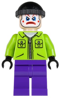 Source: BrickLink The Joker's Henchman - Lime Jacket