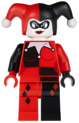 Source: BrickLink Harley Quinn - Black and Red Hands