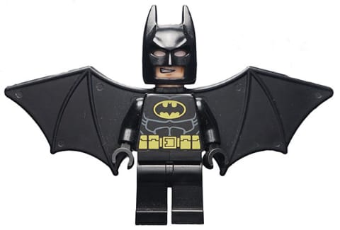Source: BrickLink Batman - Black Wings, White Headband