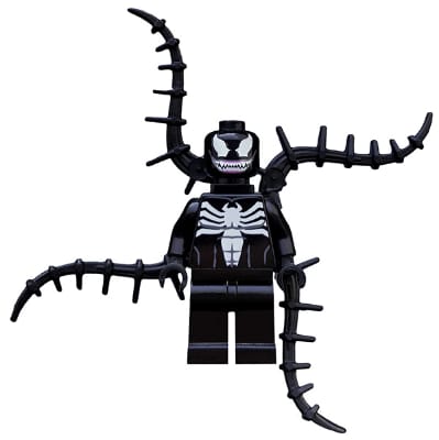 Venom - White Teeth Together, 4 Back Appendages Spiked