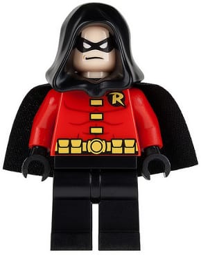Source: BrickLink Robin - Black Cape and Hood
