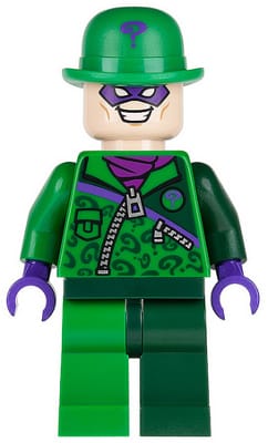 Source: BrickLink The Riddler - Green and Dark Green Zipper Outfit