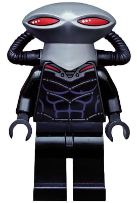 Black Manta - Flat Silver Helmet