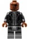 Nick Fury - Leather Trench Coat, Dark Bluish Gray Legs