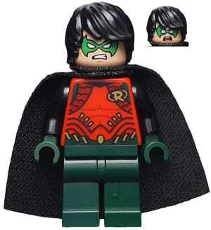 Source: BrickLink Robin - Dark Green Legs
