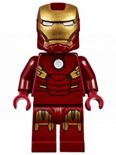 Source: BrickLink Iron Man - Mark 7 Armor, Small Helmet Visor