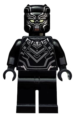 Black Panther - Dark Silver Armor, Yellow Eyes