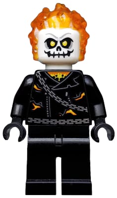 Ghost Rider (Johnathon 'Johnny' Blaze) - White Head, Chain Belt