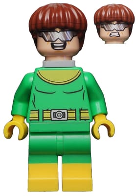 Dr. Octopus (Otto Octavius) / Doc Ock - Bright Green Outfit, Neck Bracket