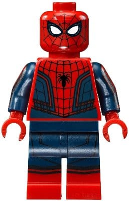 Source: BrickLink Spider-Man - Black Web Pattern, Red Torso Large Vest, Red Boots