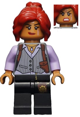 Barbara Gordon - Pinstripe Vest